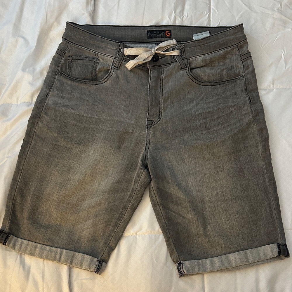 G by Guess Mens Stretchy Denim Shorts